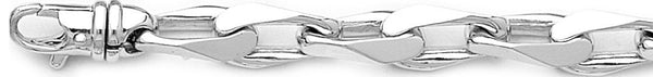 9.6mm Semi Rolo Link Bracelet