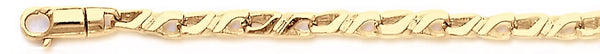 18k yellow gold chain, 14k yellow gold chain 4.6mm Evolution Link Bracelet
