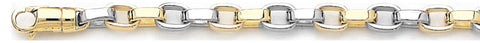 5.7mm Cylinder Rolo Link Bracelet custom made gold chain