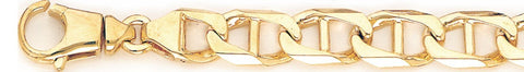 10.9mm Anchor Link Bracelet custom made gold chain