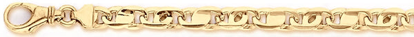 18k yellow gold chain, 14k yellow gold chain 5.9mm Coronado Link Bracelet
