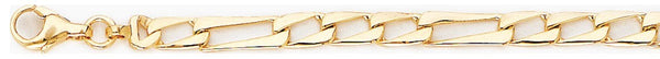 18k yellow gold chain, 14k yellow gold chain 5mm Micro Cast I Link Bracelet