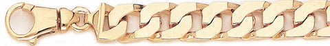 11mm Parade Link Bracelet custom made gold chain