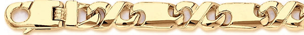 18k yellow gold chain, 14k yellow gold chain 9.3mm Swift Link Bracelet