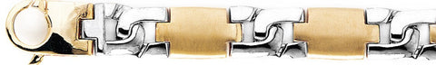 11.4mm Cubist Link Bracelet custom made gold chain