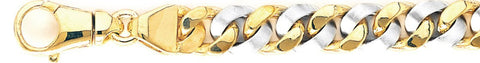 10mm Will Link Bracelet custom made gold chain