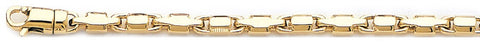 4mm Shaw Chain Necklace custom made gold chain
