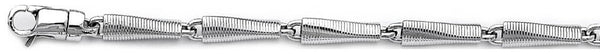 4.5mm Ribbed Concord Link Bracelet