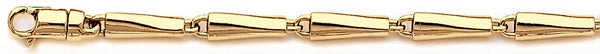 18k yellow gold chain, 14k yellow gold chain 4.6mm Smooth Concord Link Bracelet
