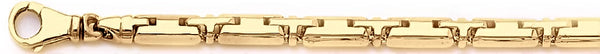 18k yellow gold chain, 14k yellow gold chain 5mm Mecha Barrel I Chain Necklace