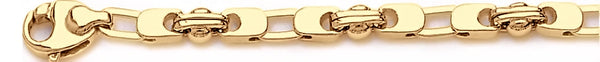 18k yellow gold chain, 14k yellow gold chain 5.1mm Surya Chain Necklace