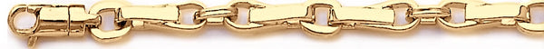 18k yellow gold chain, 14k yellow gold chain 5.3mm Figapulsar III Link Bracelet