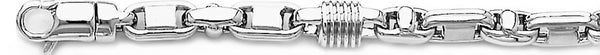 18k white gold chain, 14k white gold chain 7.1mm Radicall III Chain Necklace