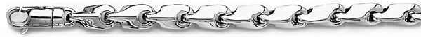 18k white gold chain, 14k white gold chain 4.3mm Studio Link Bracelet