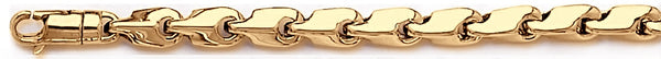 18k yellow gold chain, 14k yellow gold chain 4.3mm Studio Link Bracelet
