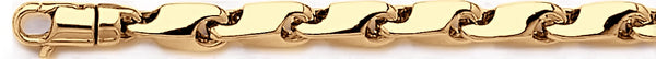 18k yellow gold chain, 14k yellow gold chain 5.2mm Studio Link Bracelet