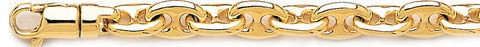 8.5mm Mariner Link Bracelet custom made gold chain