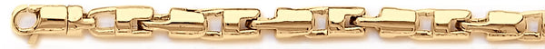 18k yellow gold chain, 14k yellow gold chain 5.5mm Merci Chain Necklace