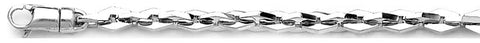 4.8mm Forum Link Bracelet custom made gold chain