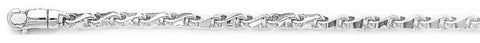 3.4mm Knuckle Bone Chain Necklace custom made gold chain