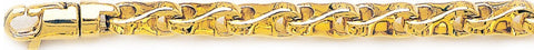 7mm Knuckle Bone Link Bracelet custom made gold chain