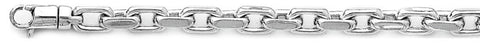 5.3mm Flat Elongated Rolo Link Bracelet custom made gold chain