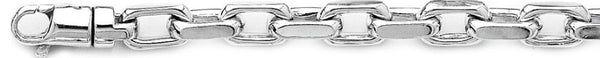 7.2mm Flat Elongated Rolo Link Bracelet