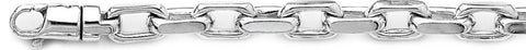 7.2mm Flat Elongated Rolo Link Bracelet custom made gold chain