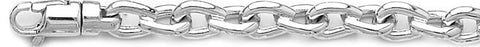 8.5mm Semi Rolo Link Bracelet custom made gold chain