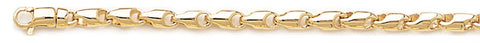 4mm Safari Chain Necklace custom made gold chain