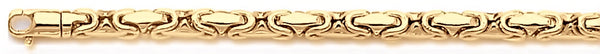 18k yellow gold chain, 14k yellow gold chain 4.1mm Anaconda Chain Necklace
