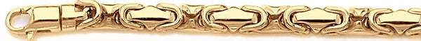 18k yellow gold chain, 14k yellow gold chain 6.2mm Anaconda Link Bracelet