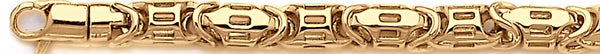 18k yellow gold chain, 14k yellow gold chain 6.9mm Slotback Chain Necklace
