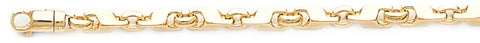 4.5mm Short Circuit Chain Necklace custom made gold chain