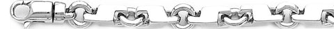 6.8mm Short Circuit Link Bracelet custom made gold chain