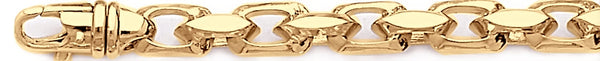 18k yellow gold chain, 14k yellow gold chain 8.3mm Amalfi Chain Necklace