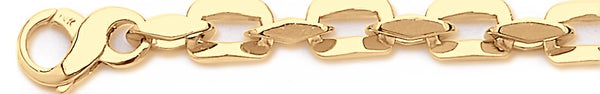 18k yellow gold chain, 14k yellow gold chain 9.6mm Amalfi Chain Necklace