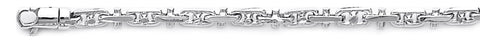 3.9mm Bullet III Link Bracelet custom made gold chain