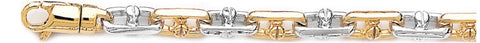 6.1mm Bullet III Link Bracelet custom made gold chain