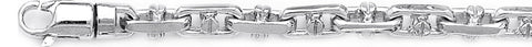 6.4mm Bullet III Link Bracelet custom made gold chain