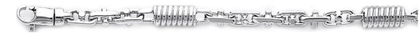5mm Corkscrew Bullet Link Bracelet