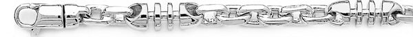 18k white gold chain, 14k white gold chain 5.9mm Genesis Chain Necklace