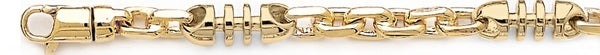 18k yellow gold chain, 14k yellow gold chain 5.9mm Genesis Chain Necklace