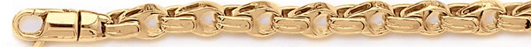18k yellow gold chain, 14k yellow gold chain 6.2mm Delhi Chain Necklace