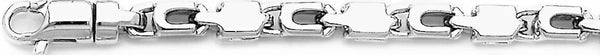 18k white gold chain, 14k white gold chain 5.7mm Palmero Link Bracelet
