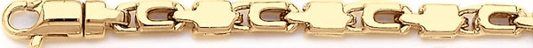 18k yellow gold chain, 14k yellow gold chain 5.7mm Palmero Link Bracelet