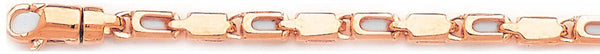 14k rose gold, 18k pink gold chain 4.6mm Palmero Link Bracelet