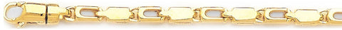 4.6mm Palmero Chain Necklace custom made gold chain