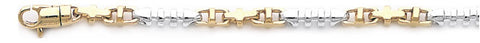 3.5mm Aria Link Bracelet custom made gold chain