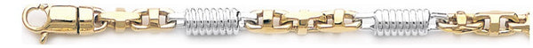 4.8mm Aria Link Bracelet custom made gold chain